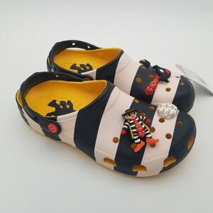 Crocs X McDonald's Hamburglar Classic Clog Adult Men's Size 10 / Women's Size 12